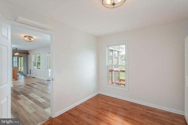 6081 Dotts Ln, Penn Laird, VA 22846 - empty room featuring light wood-style floors and baseboards