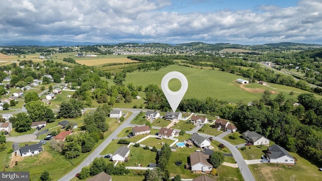 6081 Dotts Ln, Penn Laird, VA 22846 - aerial view of property and surrounding area featuring nearby suburban area