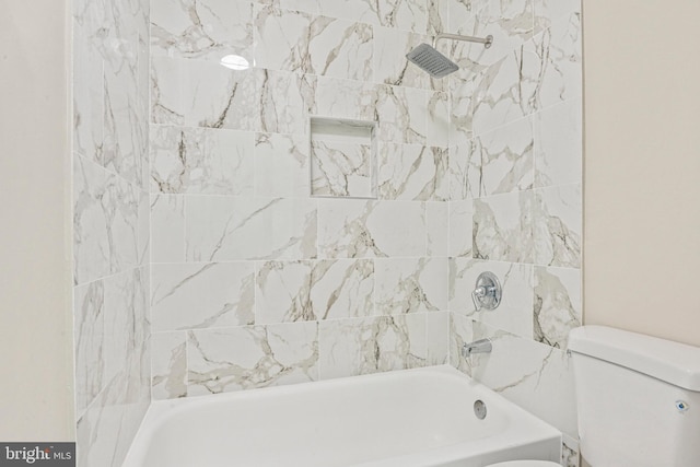 2249 Gunsmith Sq, Reston, VA 20191 - bathroom featuring toilet and washtub / shower combination