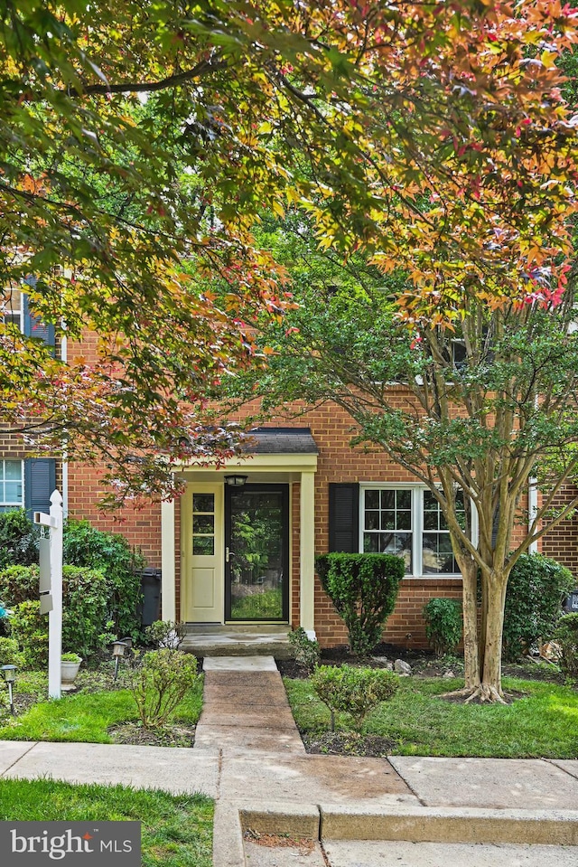 2249 Gunsmith Sq, Reston, VA 20191 - property entrance with brick siding
