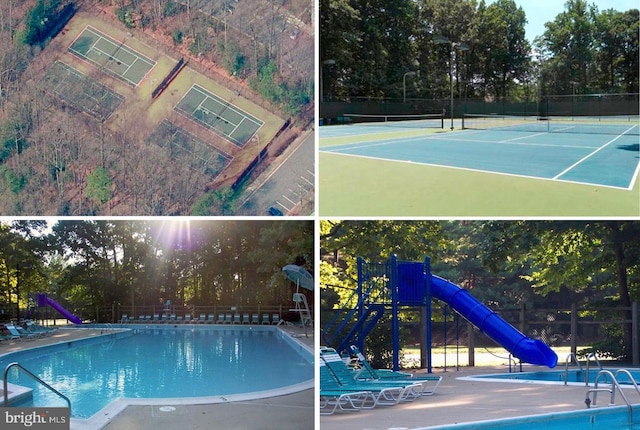 2249 Gunsmith Sq, Reston, VA 20191 - view of tennis court with a community pool