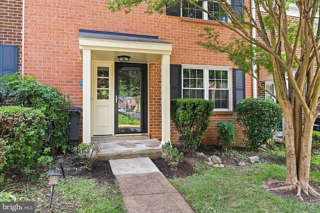 2249 Gunsmith Sq, Reston, VA 20191 - property entrance featuring brick siding
