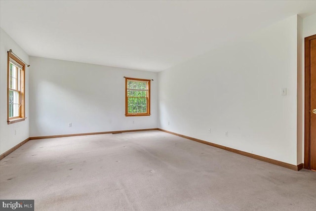 280 Center Rd, Lehighton, PA 18235 - spare room featuring light carpet and baseboards