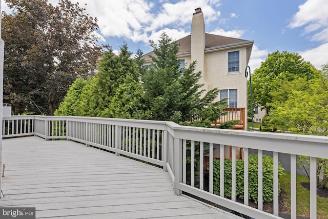 1015 Riverview Ln, Conshohocken, PA 19428 - view of wooden terrace