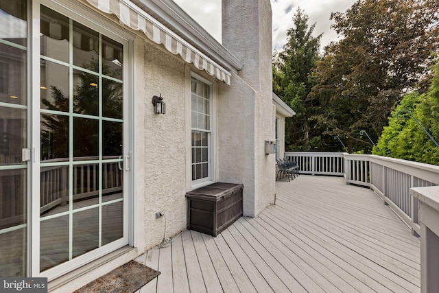 1015 Riverview Ln, Conshohocken, PA 19428 - view of wooden terrace