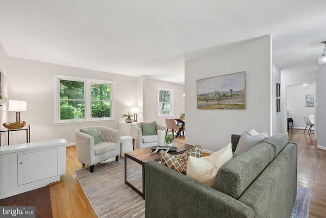 3538 Yuma St NW, Washington, DC 20008 - living area featuring wood finished floors and baseboards