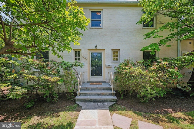 3538 Yuma St NW, Washington, DC 20008 - property entrance with brick siding