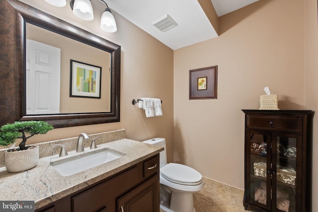 6323 Colchester Rd, Fairfax Station, VA 22039 - bathroom with vanity, toilet, and baseboards