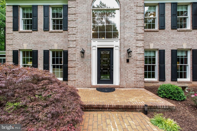 6323 Colchester Rd, Fairfax Station, VA 22039 - entrance to property with brick siding