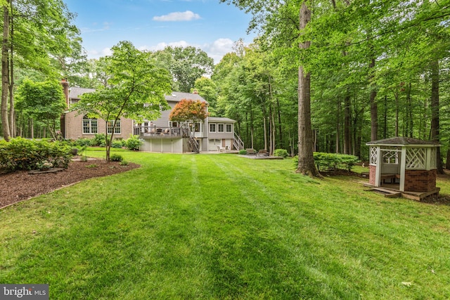 6323 Colchester Rd, Fairfax Station, VA 22039 - view of grassy yard with an outbuilding