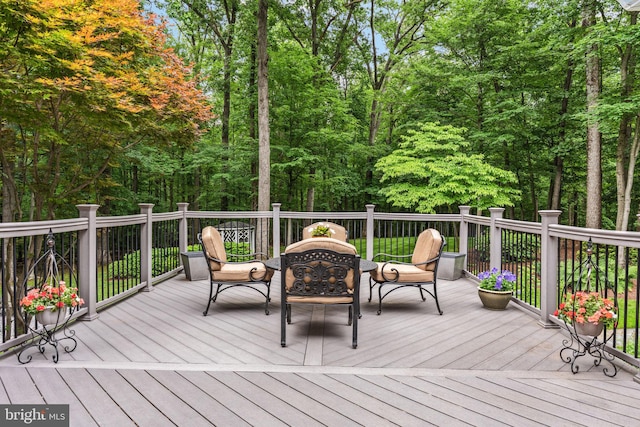 6323 Colchester Rd, Fairfax Station, VA 22039 - view of wooden terrace