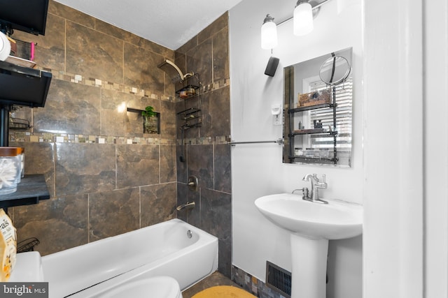 1420 V St SE, Washington, DC 20020 - full bath featuring shower / bath combination and toilet