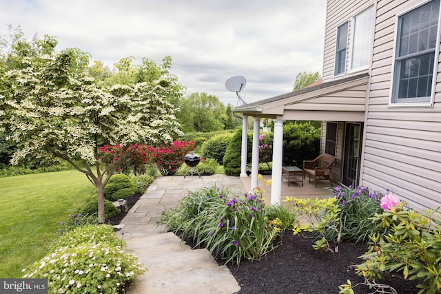 5110 Maple Leaf Ct, Mechanicsburg, PA 17055 - view of grassy yard featuring a patio
