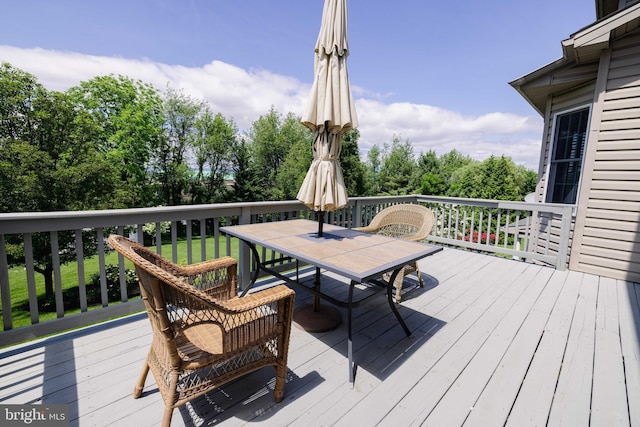 5110 Maple Leaf Ct, Mechanicsburg, PA 17055 - deck with outdoor dining space