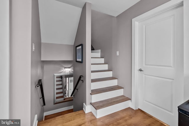 1001 S Chadwick St, Philadelphia, PA 19146 - stairs with wood finished floors and baseboards