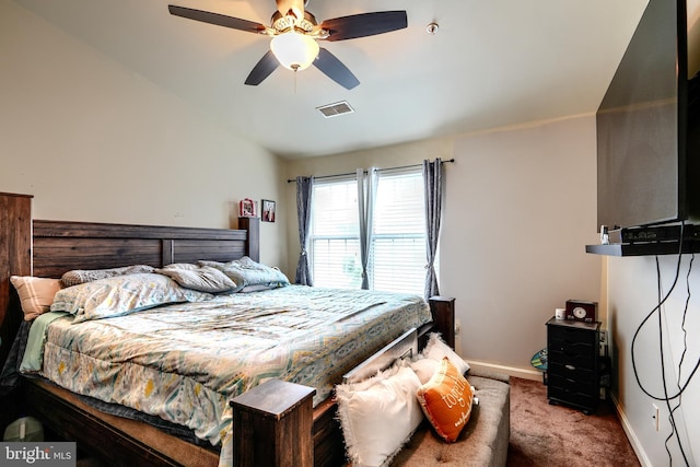 644 Luthardt Rd, Middle River, MD 21220 - bedroom featuring carpet, baseboards, and a ceiling fan