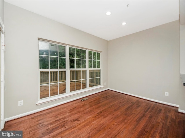 11937 Saint Francis Way, Bowie, MD 20721 - unfurnished room featuring wood finished floors, baseboards, and recessed lighting