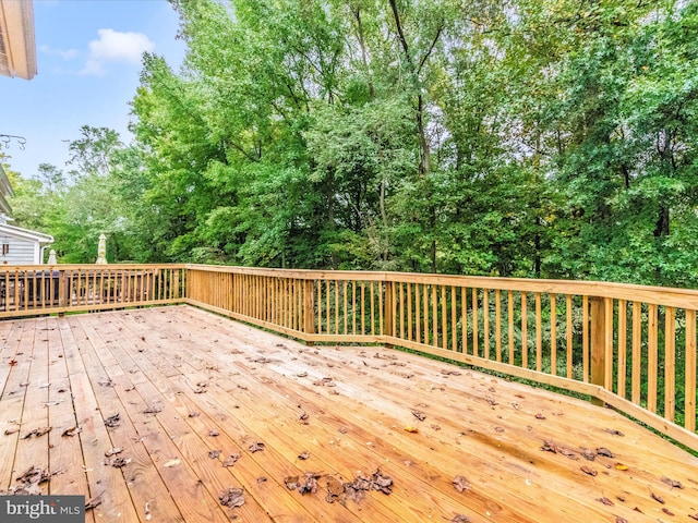 11937 Saint Francis Way, Bowie, MD 20721 - deck with view of scattered trees