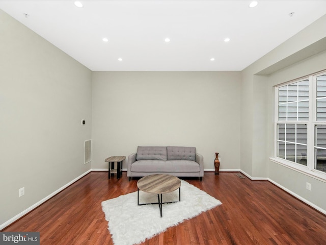 11937 Saint Francis Way, Bowie, MD 20721 - living area with wood finished floors, recessed lighting, and baseboards