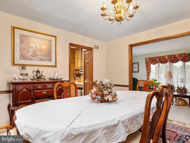 1112 Stromko Dr, Fallston, MD 21047 - dining room with a chandelier