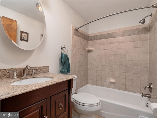 1112 Stromko Dr, Fallston, MD 21047 - full bath featuring toilet, vanity, and shower / bathtub combination