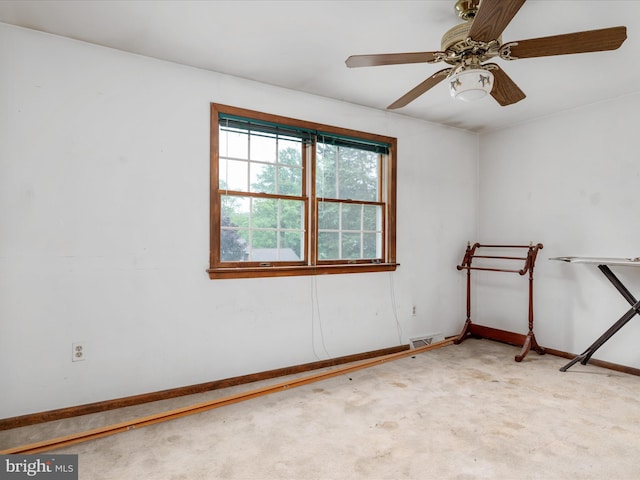 1112 Stromko Dr, Fallston, MD 21047 - empty room with carpet flooring, baseboards, and a ceiling fan
