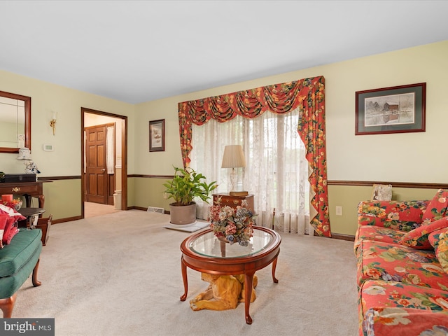 1112 Stromko Dr, Fallston, MD 21047 - living room with carpet floors and baseboards