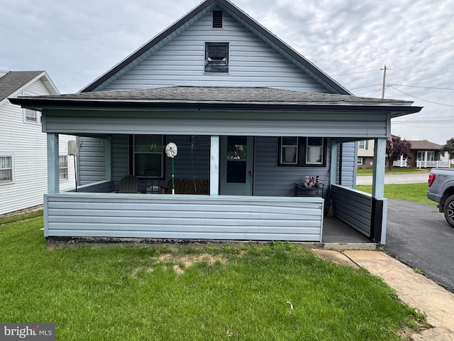 817 Maple St, Waynesboro, PA 17268 - back of house with a lawn and covered porch
