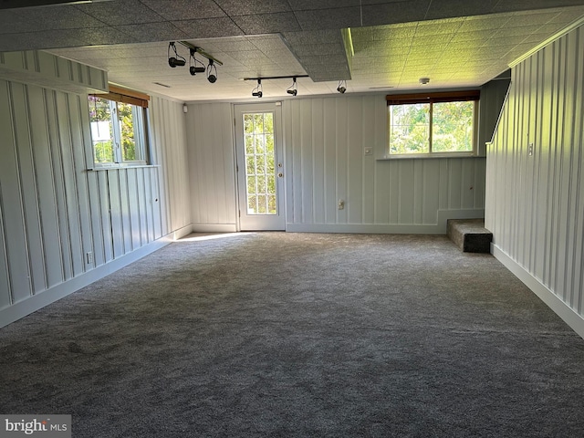 1821 Driver Ave, Lancaster, PA 17602 - carpeted empty room featuring rail lighting and plenty of natural light