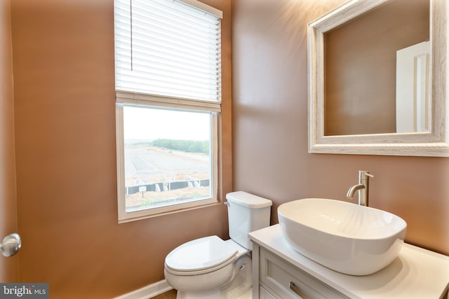 488 National St, Ranson, WV 25438 - half bathroom with vanity and toilet