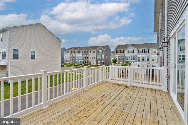 488 National St, Ranson, WV 25438 - deck featuring a residential view