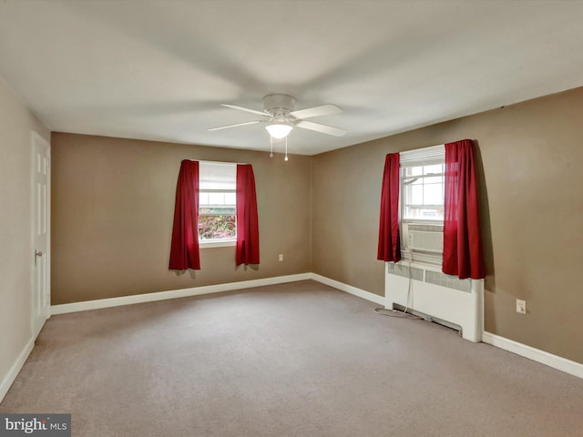 1411 College Ave, Reading, PA 19604 - unfurnished room with carpet, ceiling fan, and baseboards