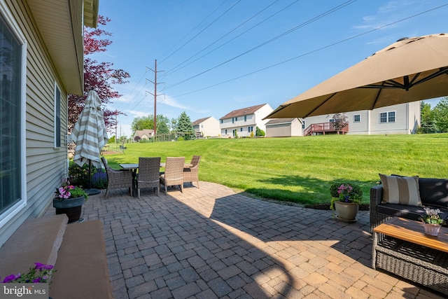 310 Valley Ct, Reading, PA 19608 - view of patio / terrace with outdoor dining area