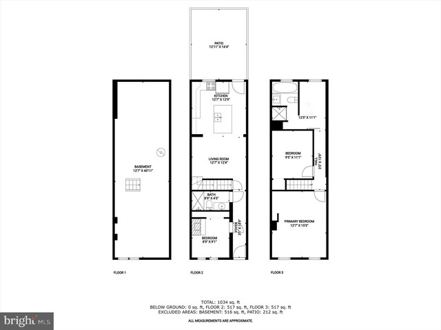 2002 E Preston St, Baltimore, MD 21213 - property floor plan