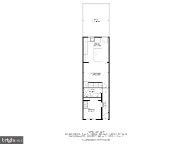 2002 E Preston St, Baltimore, MD 21213 - home floor plan
