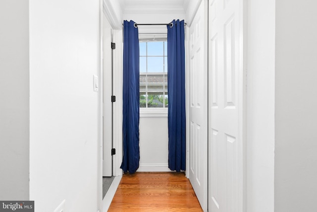 2920 Weisman Rd, Silver Spring, MD 20902 - hallway featuring light wood-type flooring and baseboards