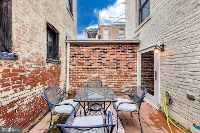 1502 13th St NW Unit 1, Washington, DC 20005 - view of patio / terrace featuring outdoor dining space