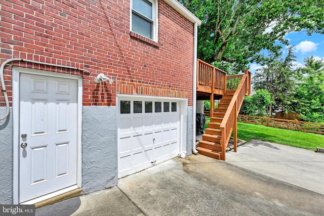 619 Warwick Rd, Baltimore, MD 21229 - garage with concrete driveway