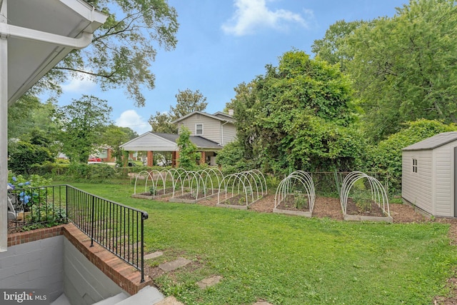 8230 Citadel Pl, Vienna, VA 22180 - view of grassy yard featuring a vegetable garden