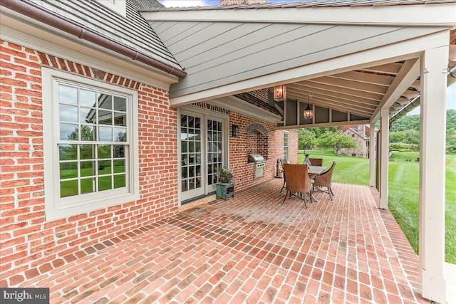 103 Orchard Hill Ln, Elverson, PA 19520 - view of patio / terrace featuring area for grilling and outdoor dining space