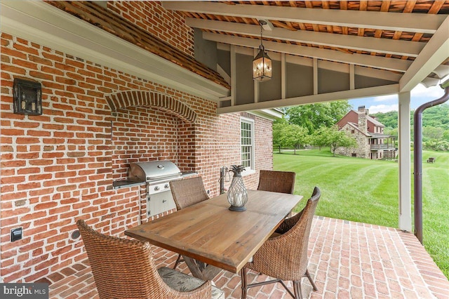 103 Orchard Hill Ln, Elverson, PA 19520 - view of patio with a grill and outdoor dining area