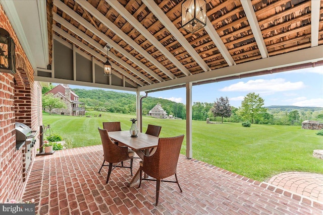 103 Orchard Hill Ln, Elverson, PA 19520 - view of patio featuring outdoor dining space