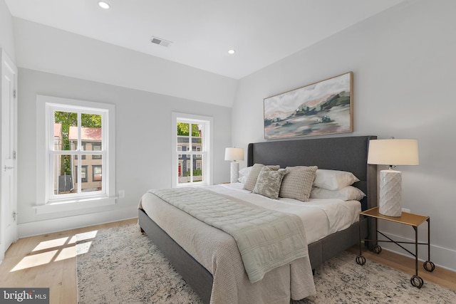 330 N Patrick St, Alexandria, VA 22314 - bedroom with wood finished floors, recessed lighting, and baseboards