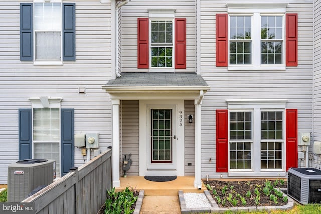 9325 Witch Hazel Way, Manassas, VA 20110 - view of exterior entry with central AC unit