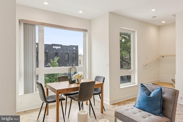 1214 Queen St NE Unit 2, Washington, DC 20002 - dining area with baseboards and recessed lighting
