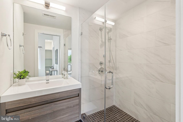 1214 Queen St NE Unit 2, Washington, DC 20002 - full bath with vanity and a stall shower