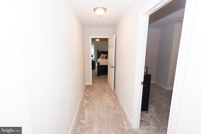 1675 Highland Ter, Saint Leonard, MD 20685 - corridor featuring light carpet and baseboards