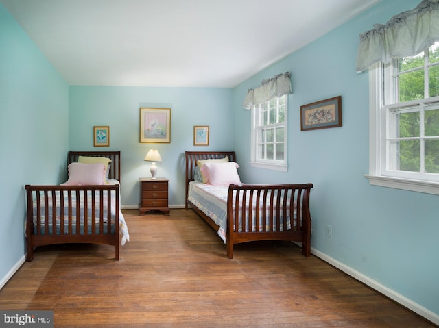 5 Salem Way, Malvern, PA 19355 - bedroom with multiple windows, wood finished floors, and baseboards