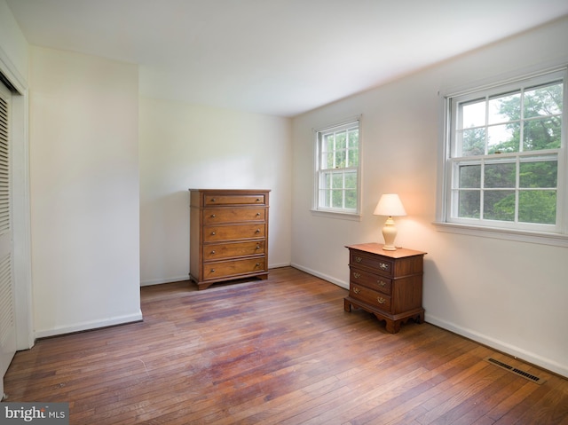 5 Salem Way, Malvern, PA 19355 - bedroom with hardwood / wood-style flooring, baseboards, and a closet