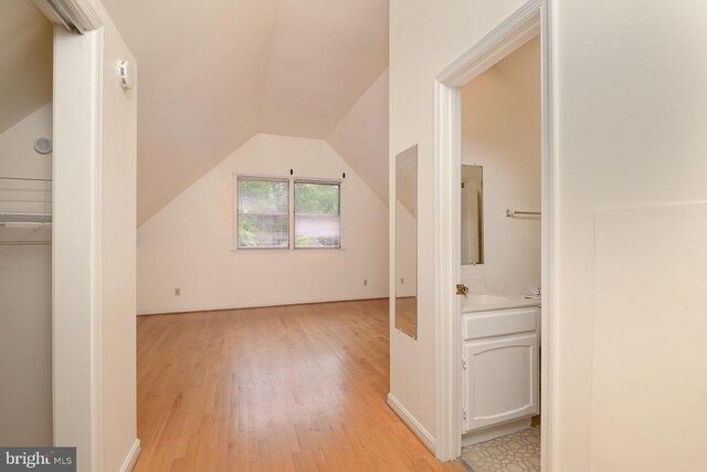 5151 19th Rd N, Arlington, VA 22207 - bonus room with vaulted ceiling and light wood-type flooring